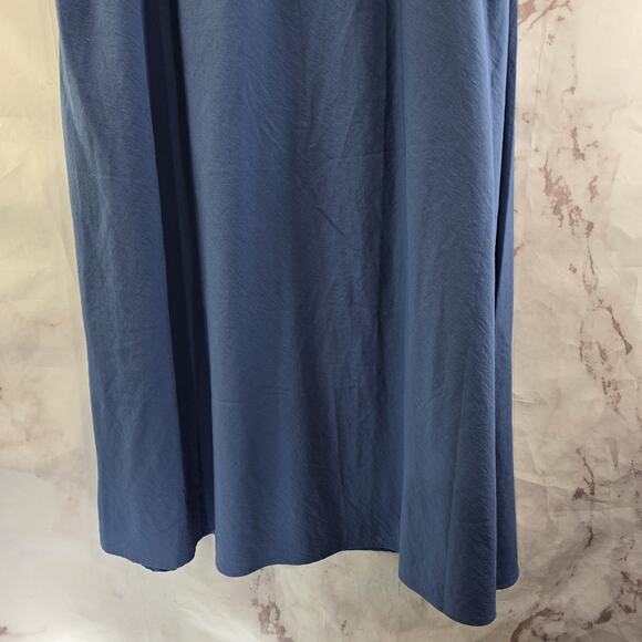 REI Skirt Womens 10 30 Blue Maxi Midi Vintage 90s Nylon Ripstop Morocco Rare HTF - Picture 10 of 16